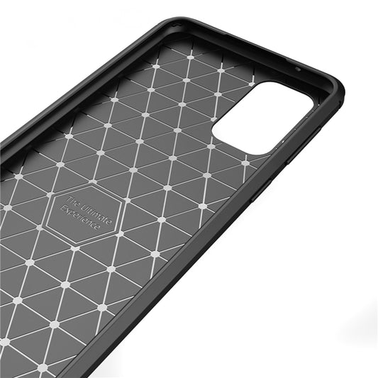 Tok Samsung Galaxy A52s 5G A528 / A52 5G A526 / A52 A525, Techsuit, Karbon, Fekete