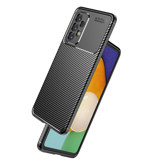 Tok Samsung Galaxy A53 5G A536-hoz, Techsuit, CarbonFiber, Fekete