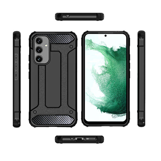 Tok Samsung Galaxy A54 A546-hez, Techsuit, Hybrid Armor, Fekete