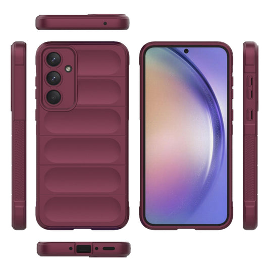 Tok Samsung Galaxy A54 A546-hoz, Techsuit, Magic Shield, Bordó