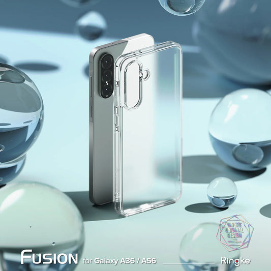 Tok Samsung Galaxy A56 A566 / A36 A366-hoz, Ringke, Fusion, Matt Átlátszó