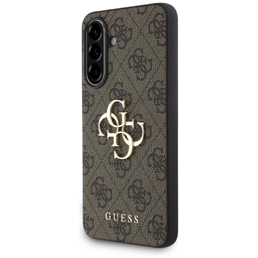Tok Samsung Galaxy A56 A566-hoz, Guess, 4G Big Logo, barna