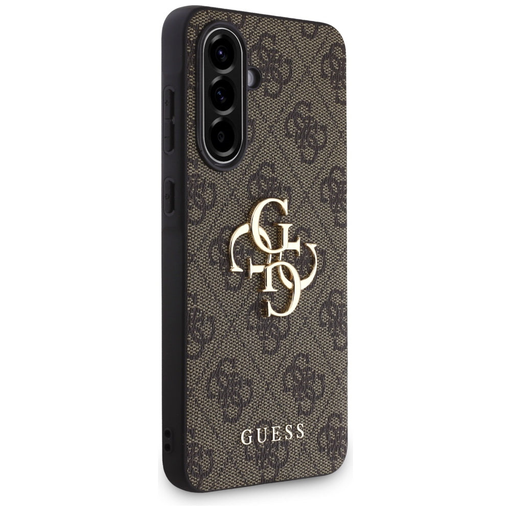 Tok Samsung Galaxy A56 A566-hoz, Guess, 4G Big Logo, barna