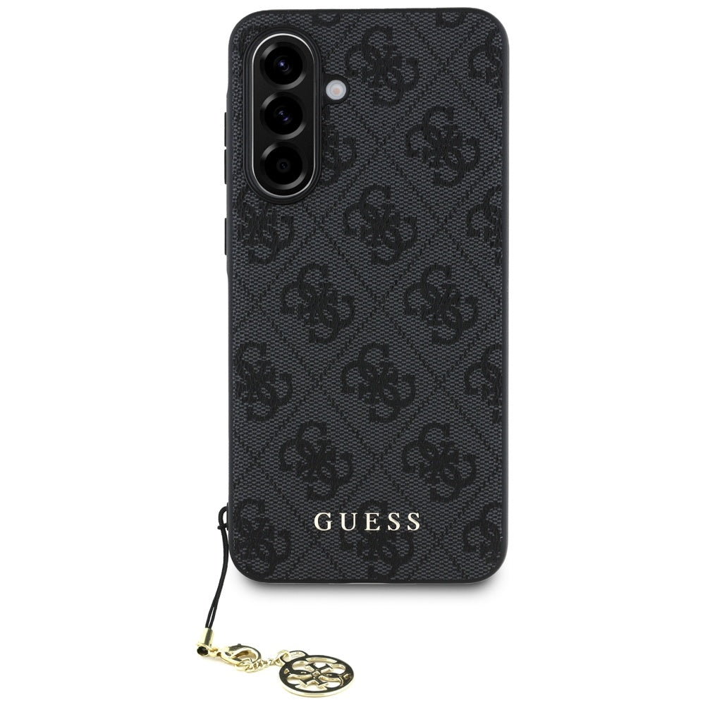 Tok Samsung Galaxy A56 A566-hoz, Guess, 4G Charm, Fekete