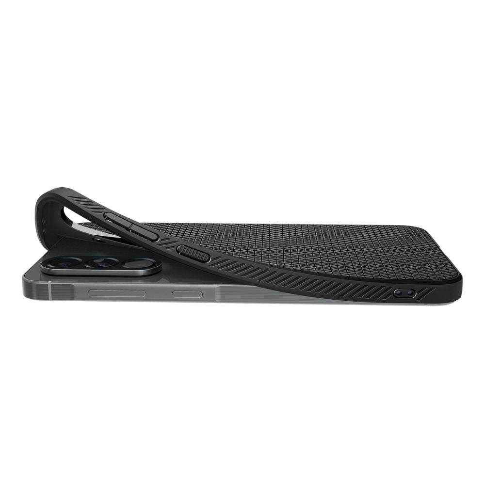 Case for Samsung Galaxy A56 A566, Spigen, Liquid Air, Matte Black ACS09291