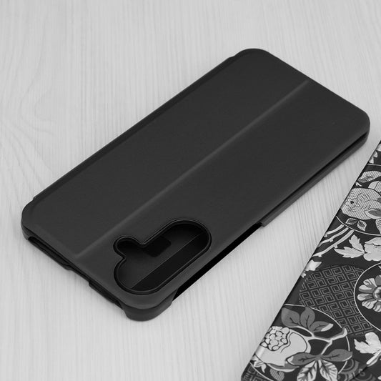 Tok Samsung Galaxy A56 A566-hoz, Techsuit, eFold, Fekete