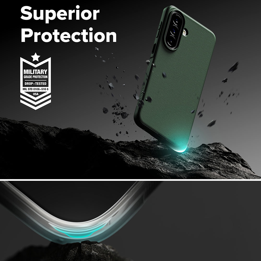 Tok Samsung Galaxy A57 5G-hez, Ringke, Onyx, Sötétzöld
