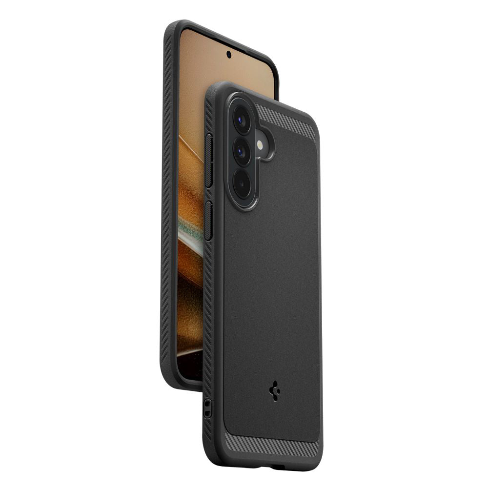 Case for Samsung Galaxy A57 5G, Spigen, Rugged Armor, Black ACS09794