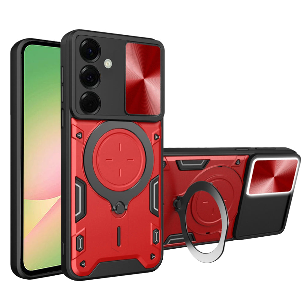 Tok Samsung Galaxy A57 5G-hez, Techsuit, CamGuard Pro, Piros
