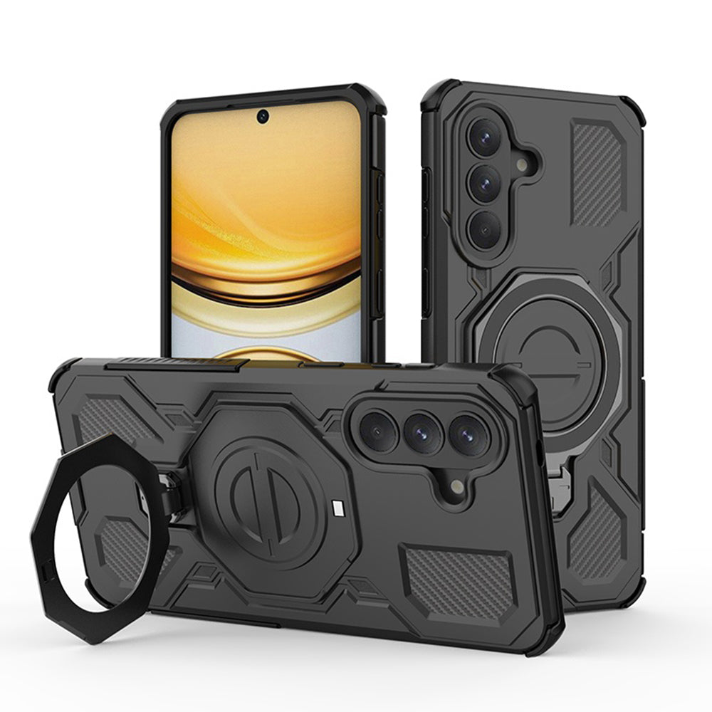 Tok Samsung Galaxy A57 5G-hez, Techsuit, Carbon Shield Pro, Fekete