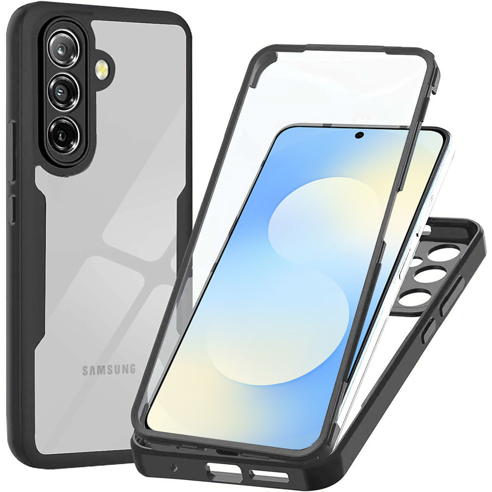 Tok Samsung Galaxy A57 5G-hez, Techsuit, ColorVerse 360, Fekete