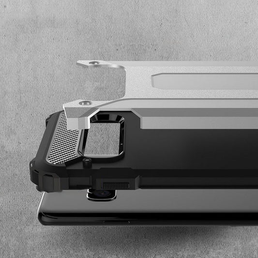 Tok Samsung Galaxy S10 G973-hoz, Techsuit, Hybrid Armor, Fekete