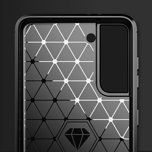 Tok Samsung Galaxy S21 5G G991-hez, Techsuit, Karbon, Fekete