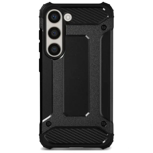Tok Samsung Galaxy S23+ S916-hez, Techsuit, Hybrid Armor, Fekete