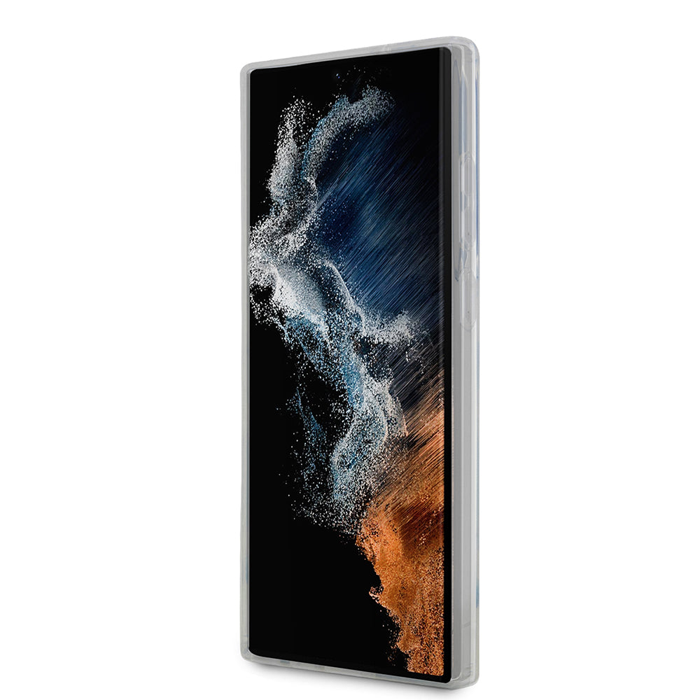 Tok Samsung Galaxy S23 Ultra S918-hoz, Karl Lagerfeld, Ikonik Choupette, Átlátszó