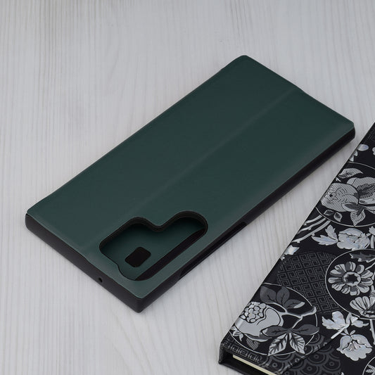 Tok Samsung Galaxy S23 Ultra S918-hoz, Techsuit, eFold, Zöld
