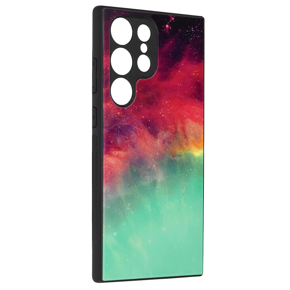 Tok Samsung Galaxy S23 Ultra S918-hoz, Techsuit, Glaze, Türkiz