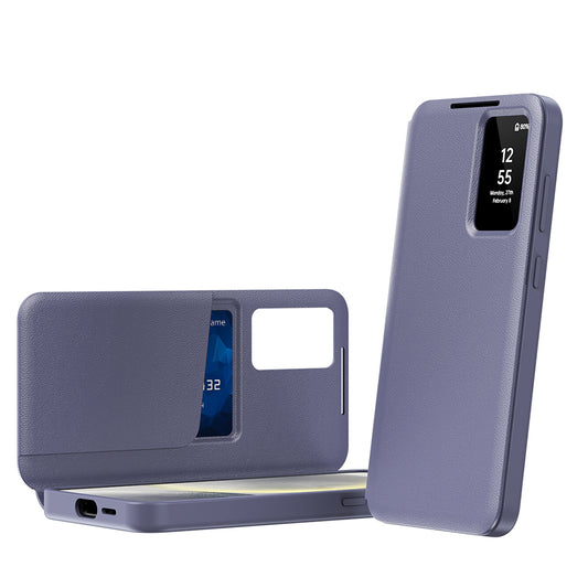 Tok Samsung Galaxy S23 Ultra S918-hoz, Techsuit, SmartView, Lila
