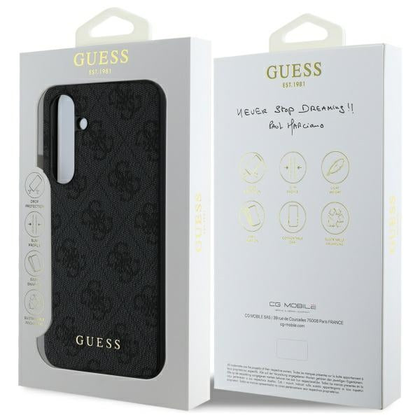 Tok Samsung Galaxy S24 FE S721-hez, Guess, 4G Charm, Szürke