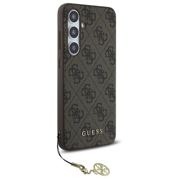 Tok Samsung Galaxy S24 FE S721-hez, Guess, 4G Charm, Barna