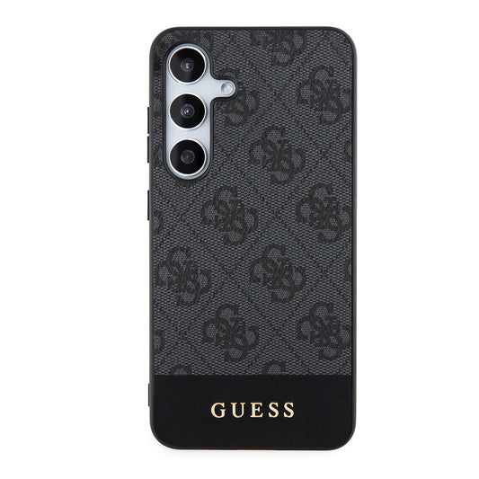 Tok Samsung Galaxy S24+ S926-hoz, Guess, 4G Stripe, Fekete