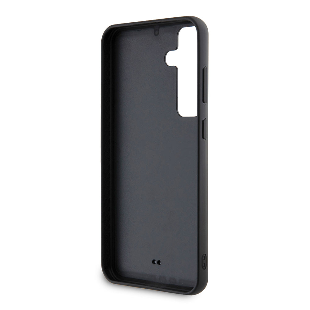 Tok Samsung Galaxy S24+ S926-hoz, Karl Lagerfeld, 3D Rubber Ikonik Karl, Fekete