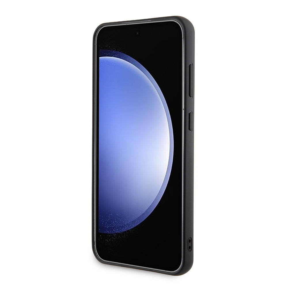 Tok Samsung Galaxy S24+ S926-hoz, Karl Lagerfeld, 3D Rubber Ikonik Karl, Fekete