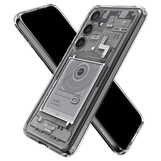 Tok Samsung Galaxy S24 S921-hez, Spigen, Ultra Hybrid Zero One, Fehér