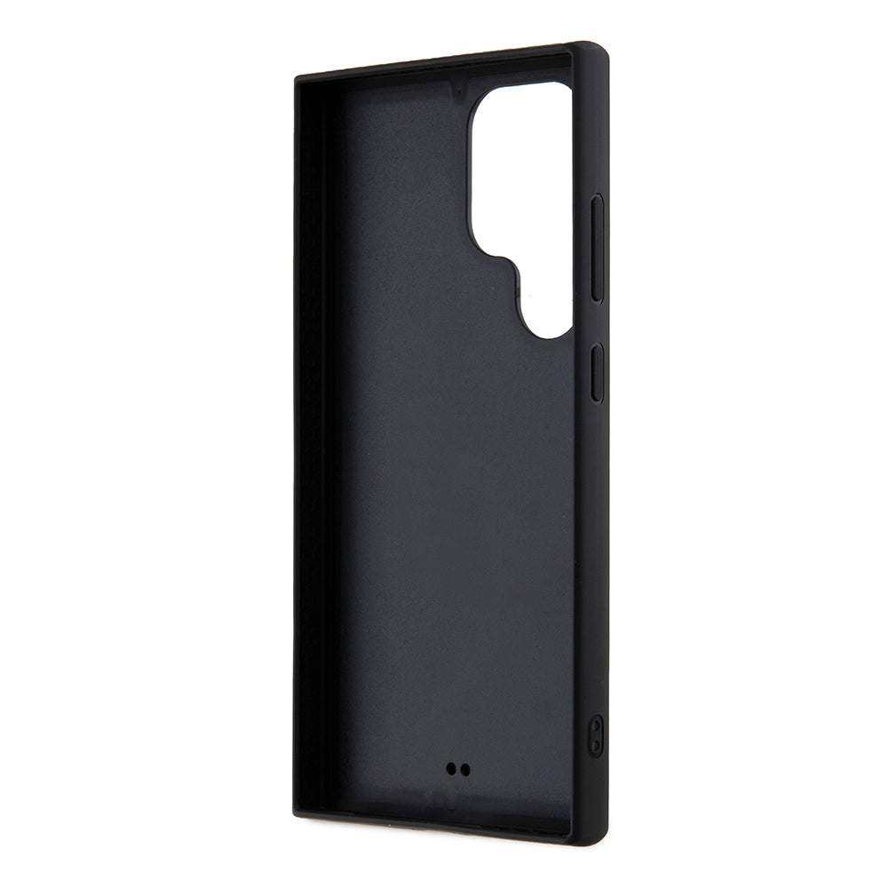 Case for Samsung Galaxy S24 Ultra S928, Karl Lagerfeld, Rhinestone Metal Plate, Black