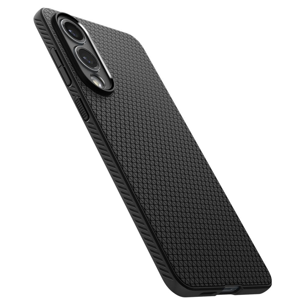 Tok Samsung Galaxy S25 Edge S937-hez, Spigen, Liquid Air, Matt Fekete ACS09420