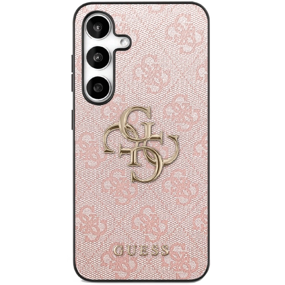 Tok Samsung Galaxy S25 FE-hez, Guess, 4G Metal Logo, Rózsaszín