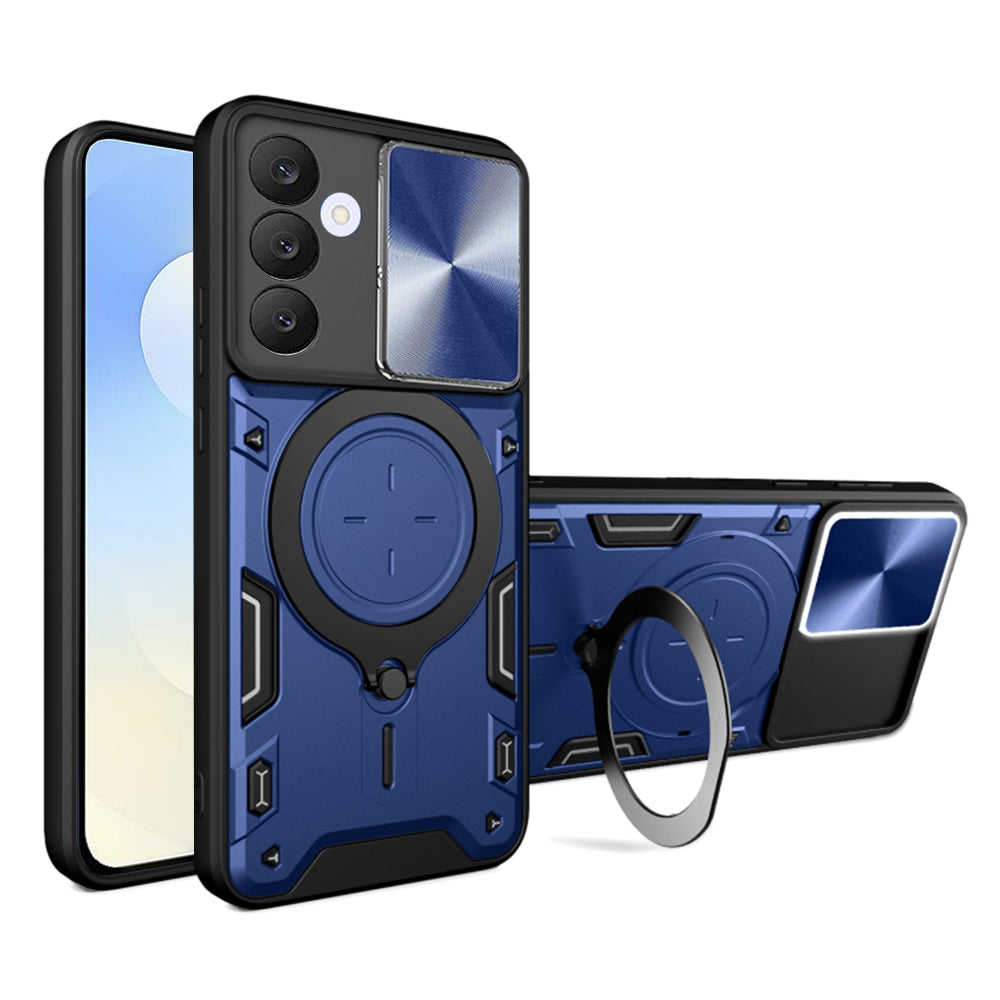 Tok Samsung Galaxy S25 FE-hez, Techsuit, CamGuard Pro, Kék