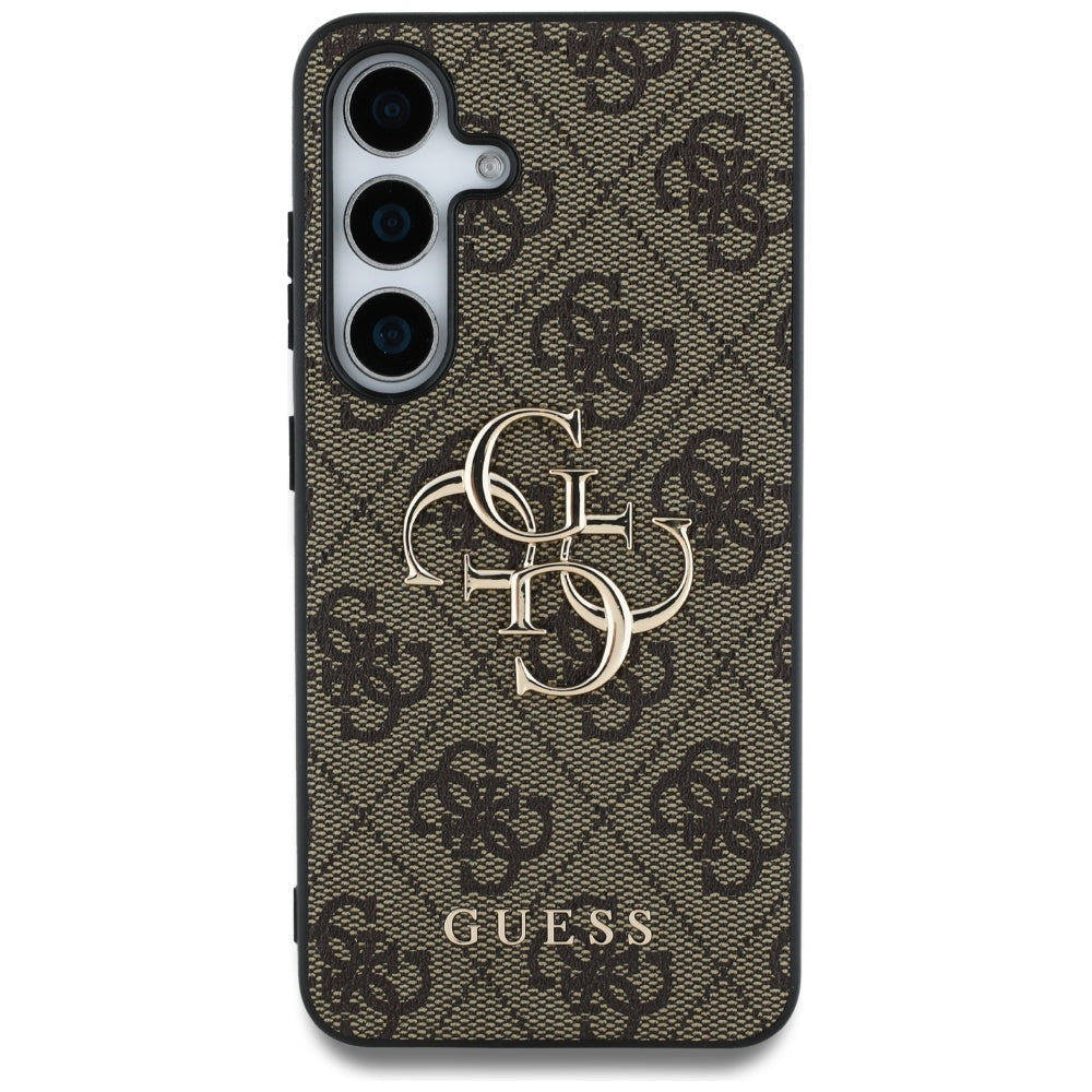 Case for Samsung Galaxy S25 S931, Guess, 4G Big Logo, Brown