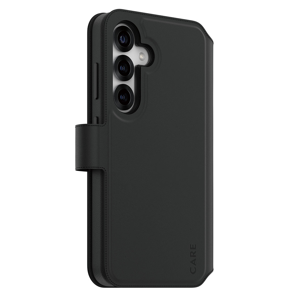 Tok Samsung Galaxy S25 S931-hez, PanzerGlass, Care Feature Tango Two-in-One, Fekete