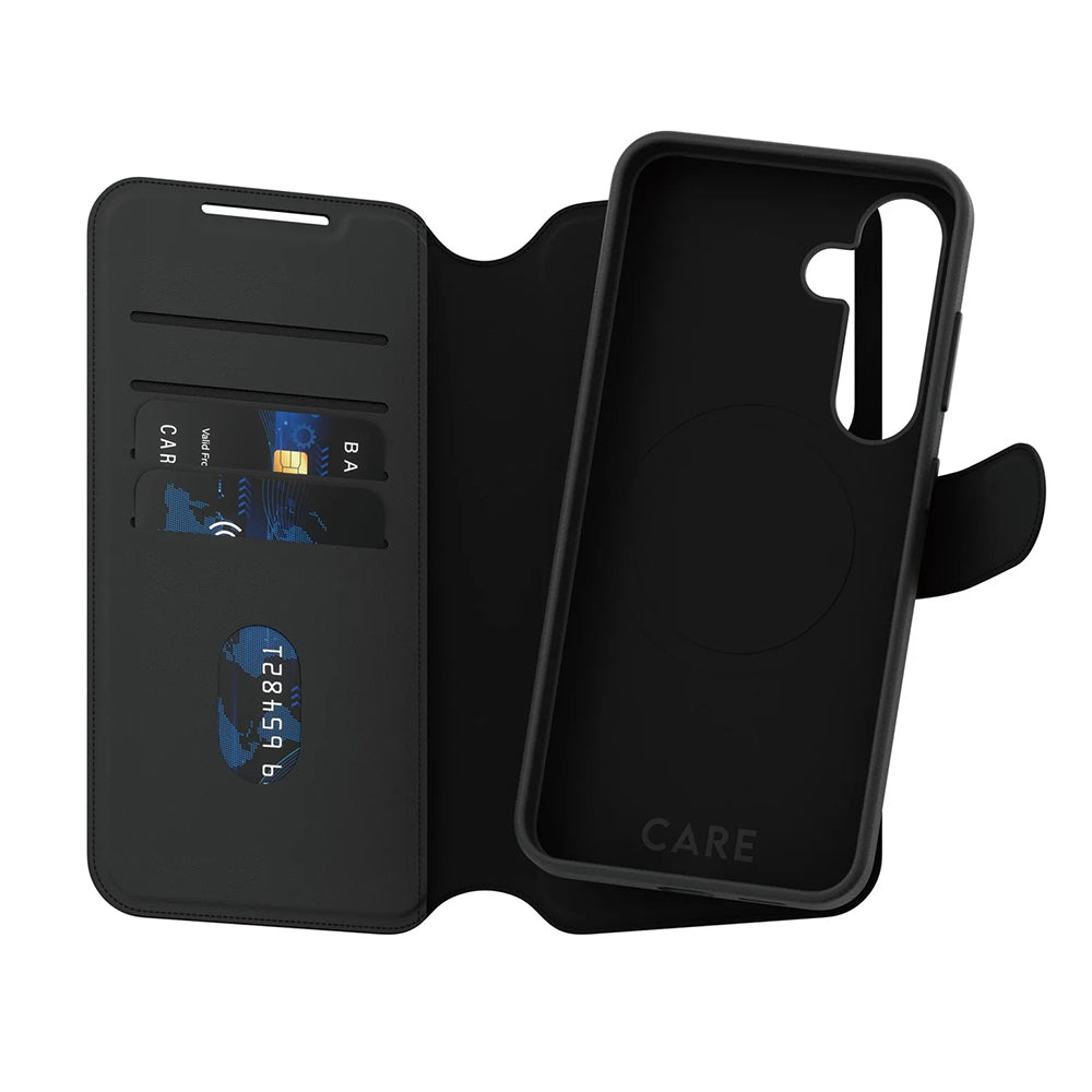 Tok Samsung Galaxy S25 S931-hez, PanzerGlass, Care Feature Tango Two-in-One, Fekete