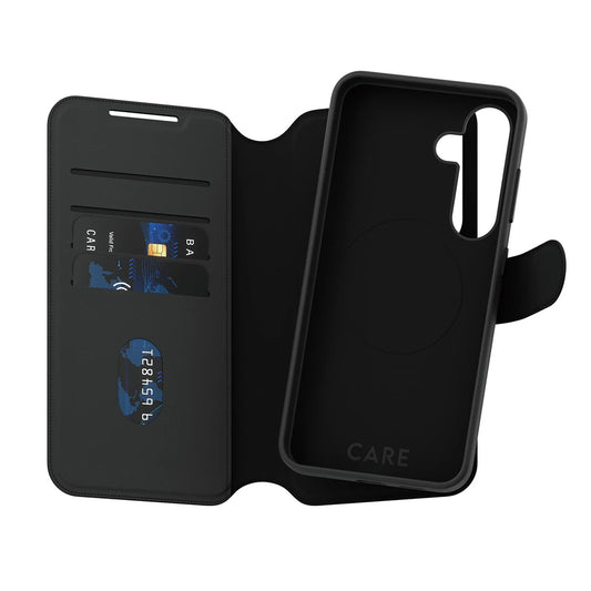 Tok Samsung Galaxy S25 S931-hez, PanzerGlass, Care Feature Tango Two-in-One, Fekete