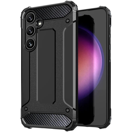 Tok Samsung Galaxy S25 S931-hez, Techsuit, Hybrid Armor, Fekete