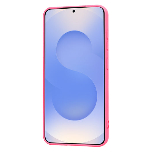 Tok Samsung Galaxy S25 S931-hez, Techsuit, SoftFlex, Sötét rózsaszín