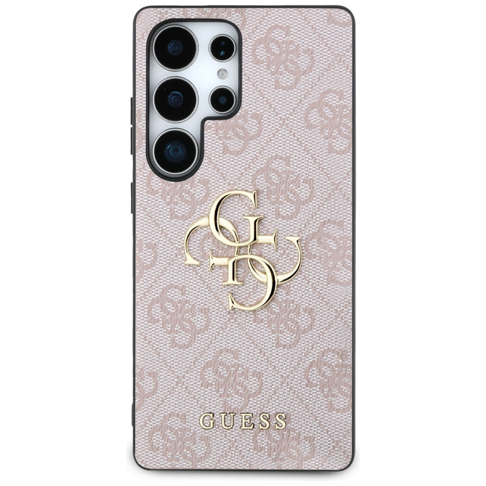 Tok Samsung Galaxy S25 Ultra S938-hoz, Guess, 4G Nagy Logó, Rózsaszín