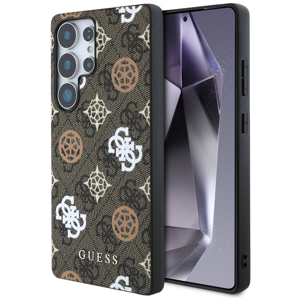 Tok Samsung Galaxy S25 Ultra S938-hoz, Guess, 4G Peony, Barna