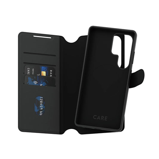 Tok Samsung Galaxy S25 Ultra S938-hez, PanzerGlass, Care Feature Tango Two-in-One, Fekete