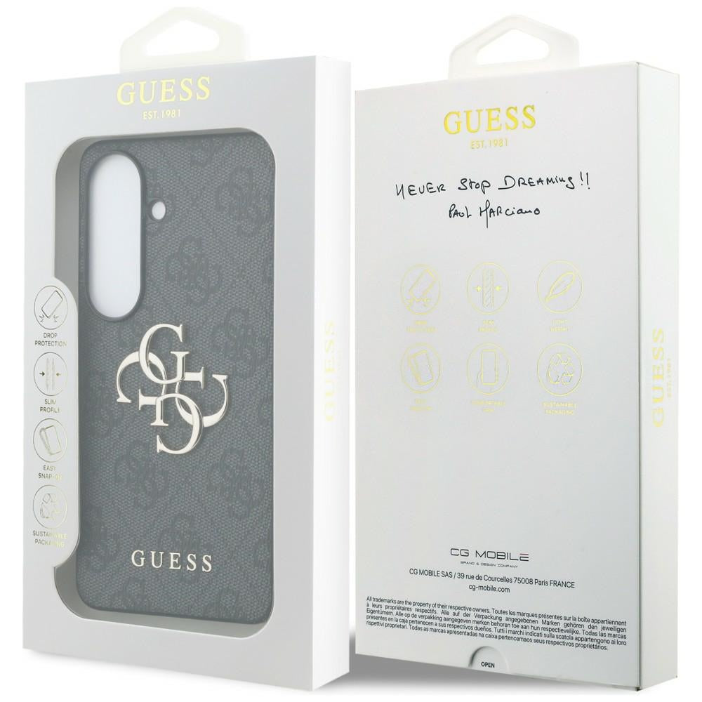 Tok Samsung Galaxy S26 S942-hez, Guess, 4G Big Logo, Fekete