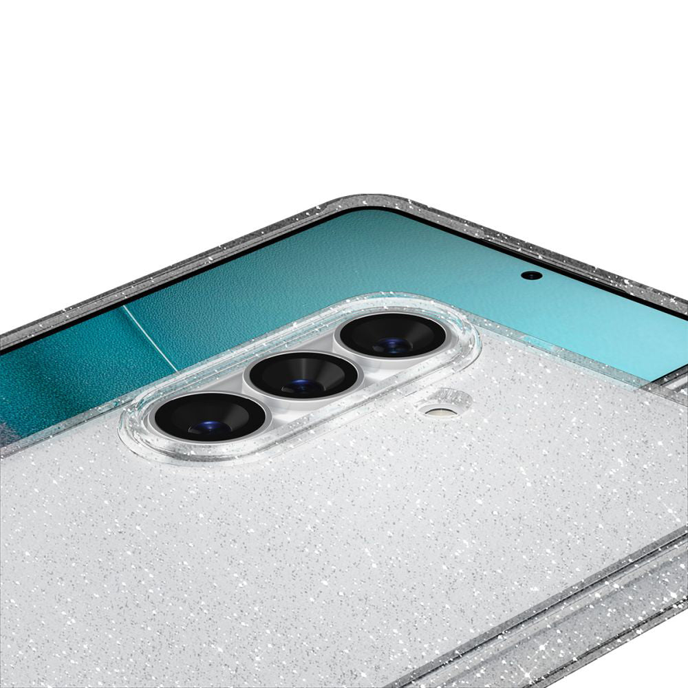 Tok Samsung Galaxy S26 Plus S947-hez, Spigen, Liquid Crystal Glitter, Átlátszó ACS10703