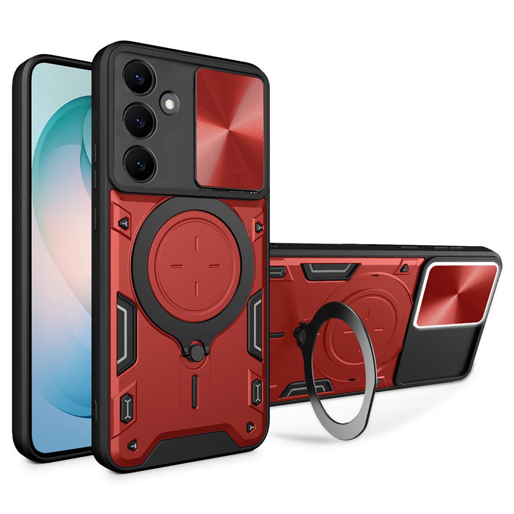 Case for Samsung Galaxy S26 Plus, Techsuit, CamGuard Pro, Red