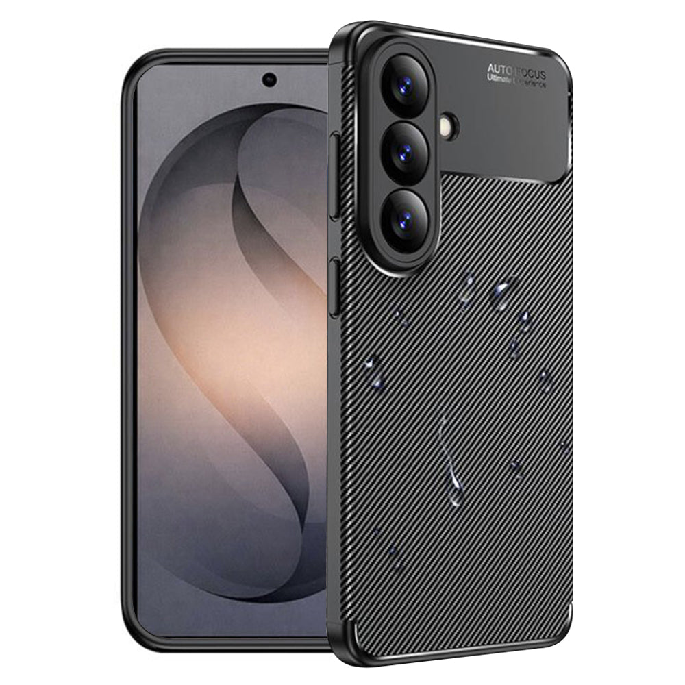 Tok Samsung Galaxy S26 Plus S947-hez, Techsuit, CarbonFiber, Fekete