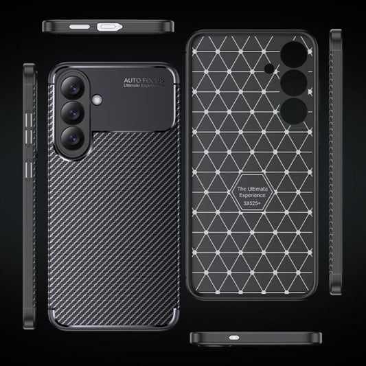 Case for Samsung Galaxy S26 Plus, Techsuit, CarbonFiber, Black