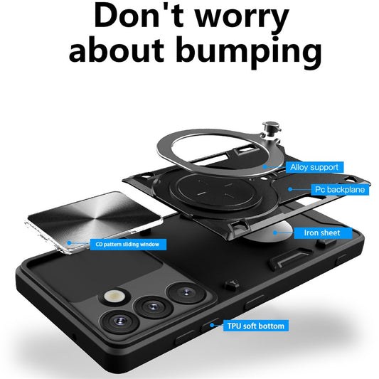 Case for Samsung Galaxy S26, Techsuit, CamGuard Pro, Purple