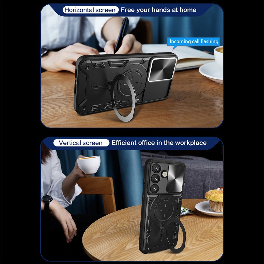 Tok Samsung Galaxy S26 S942-hez, Techsuit, CamGuard Pro, Lila