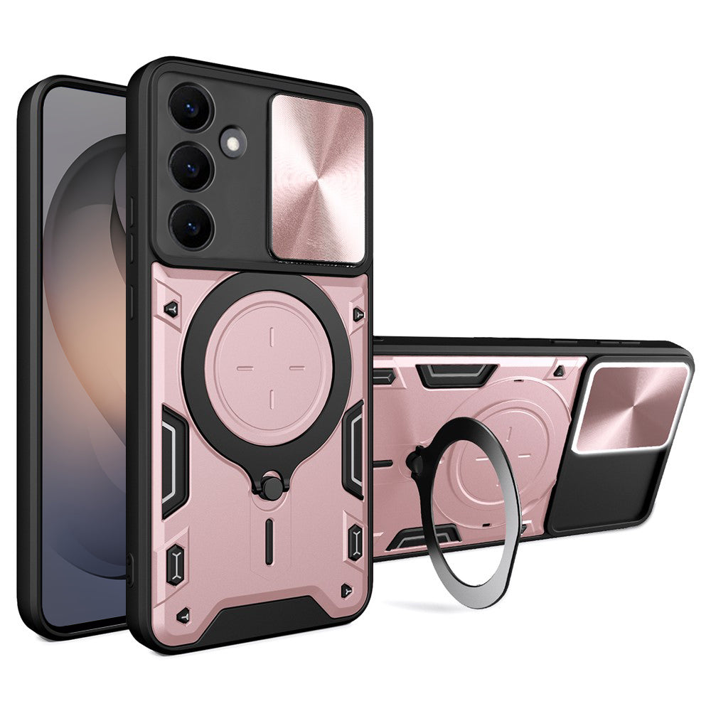 Case for Samsung Galaxy S26 S942, Techsuit, CamGuard Pro, Rose Gold