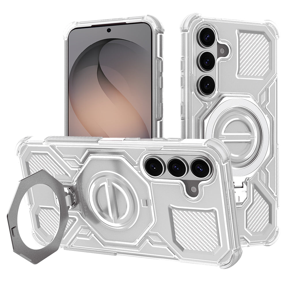 Tok Samsung Galaxy S26 S942-hez, Techsuit, Carbon Shield Pro, Fehér